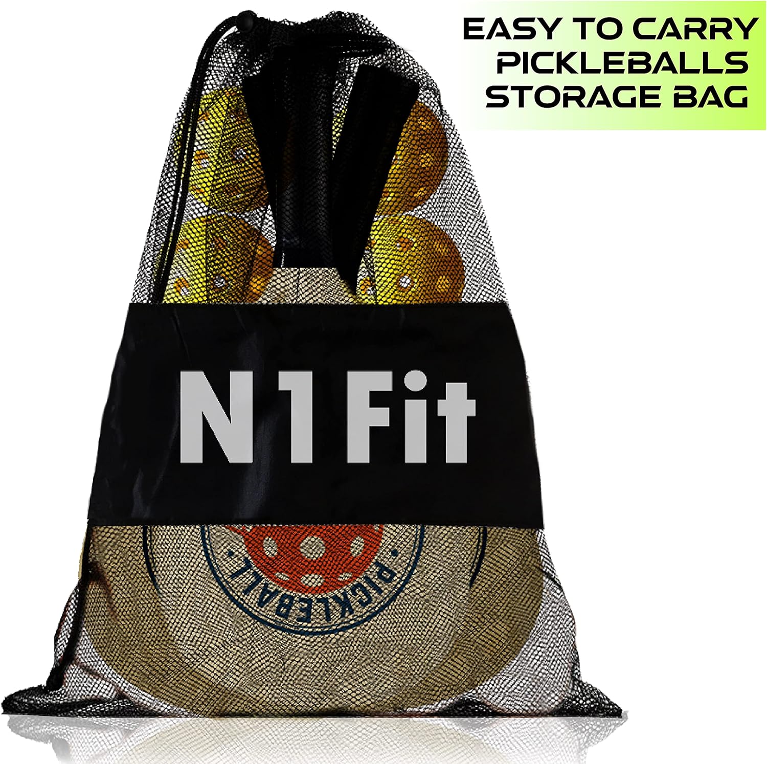 Wood Pickleball Paddle 4 Pack, Wooden Pickleball Paddles, Pickleball Set with 1 Carry Bag and 6 Balls, 7-ply Basswood, Pickle Ball Raquette Set with Ergonomic Cushion Grip, Pickleball Rackets