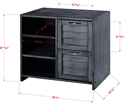 Donco Kids 2 DRAWER with SHELVES
