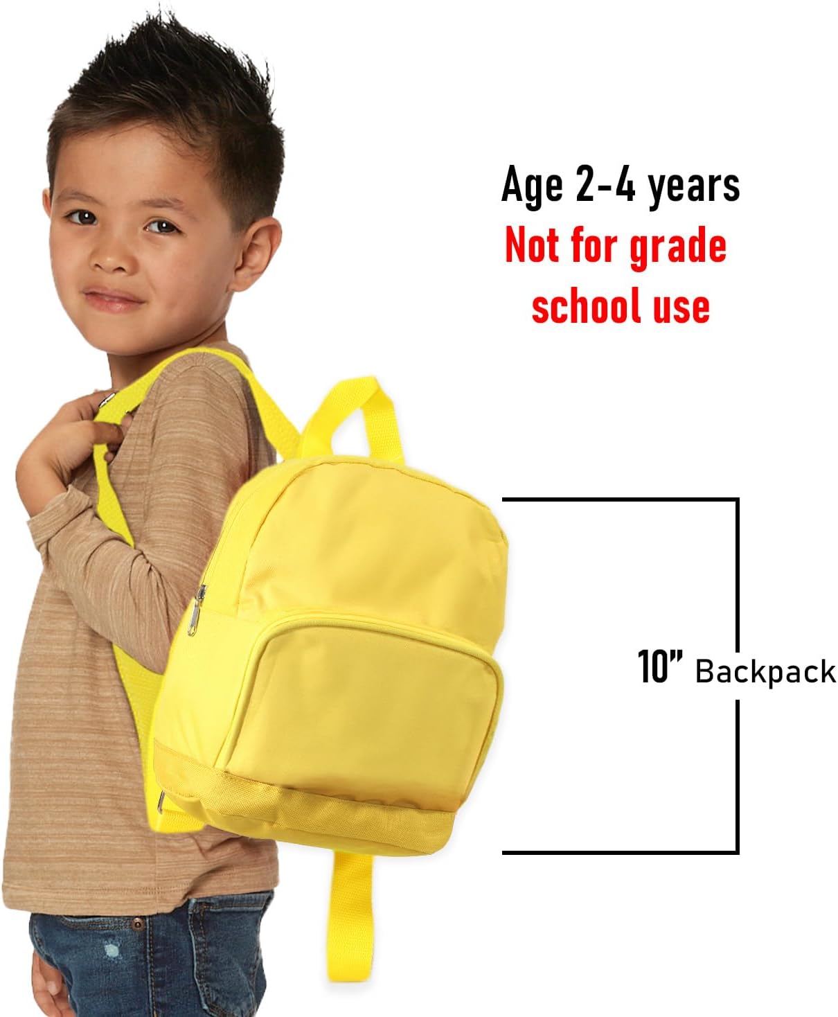 Disney Cars Mini Backpack Set - 10” Canvas Pixar Cars Backpack with Front Pocket and Bottle | Lightning McQueen Backpack Bundle