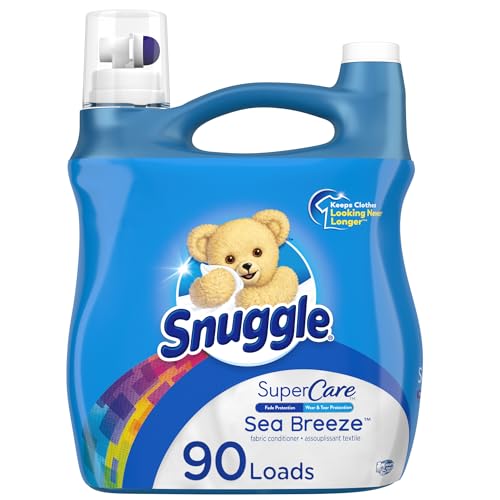Snuggle SuperCare Liquid Fabric Softener, Lilies and Linen, 95 Ounce, 90 Loads