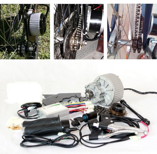 L-faster 24V36V 450W Electric Motor Kit Electric Scooter Bike Motor GNGEBIKE Motor Kit Rare Earth Motor MY1018 (SIDE-MOUNTED) (36V450W)