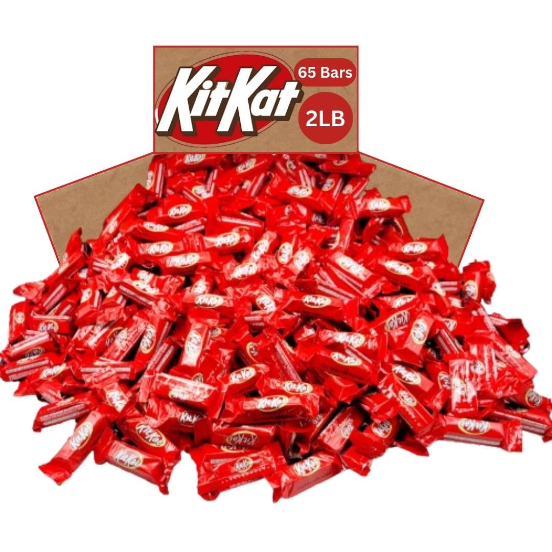 KitKat Crisp Wafers in Milk Chocolate Snack Size (Pack of 2 Pounds)