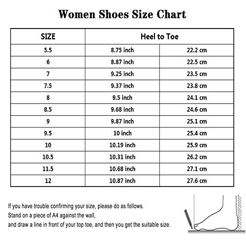 Troadlop Women's Walking Shoes Non Slip Athletic Running Slip on Sneakers