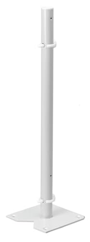 Rev-A-Shelf - LD-2472-18BM-11-1- 18 in. White Polymer Kidney Shape Bottom Mount 2-Shelf Lazy Susan Set