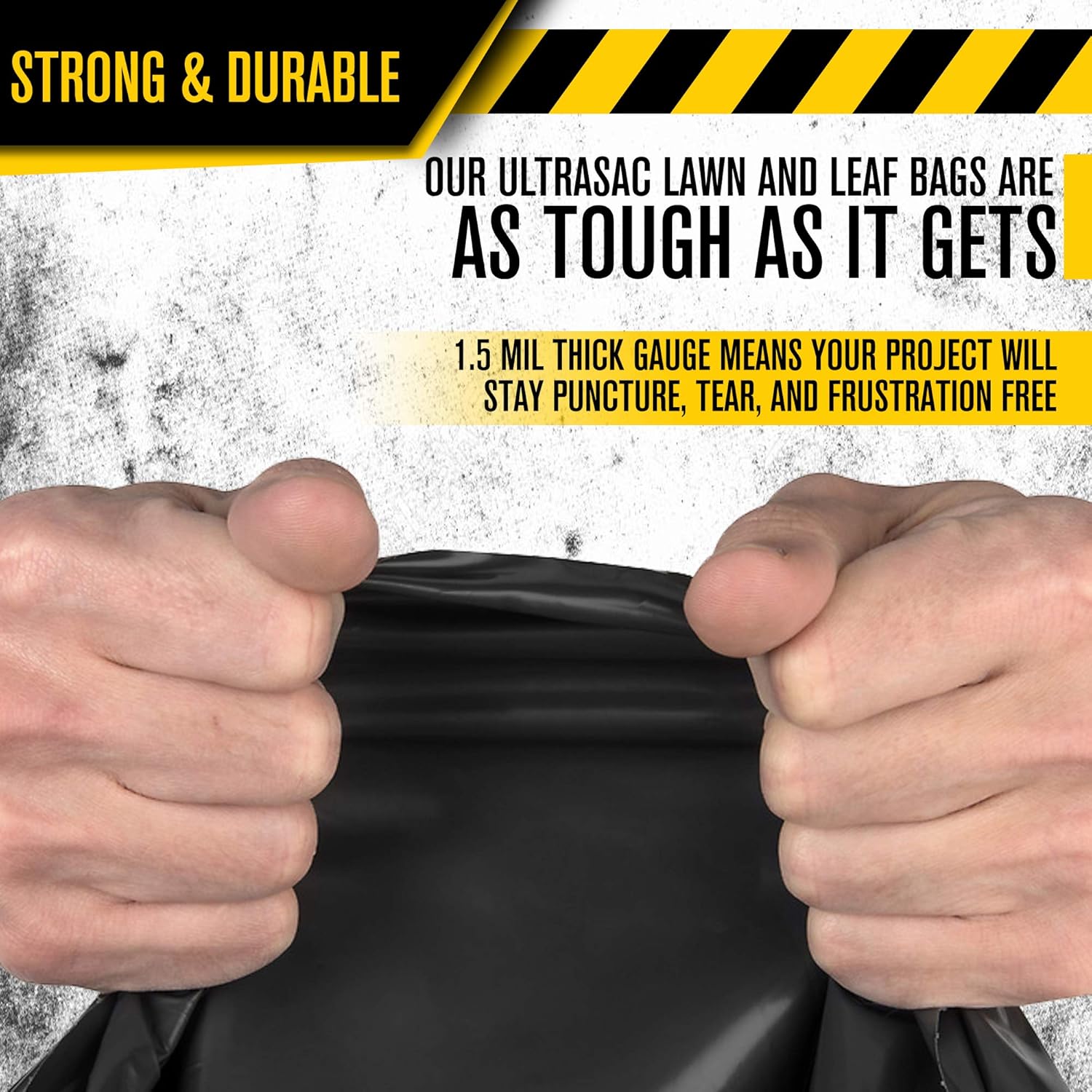 Ultrasac - Lawn, Leaf, Yard Cleanup Bags, 39 Gallon, 1.5 Mil, 33