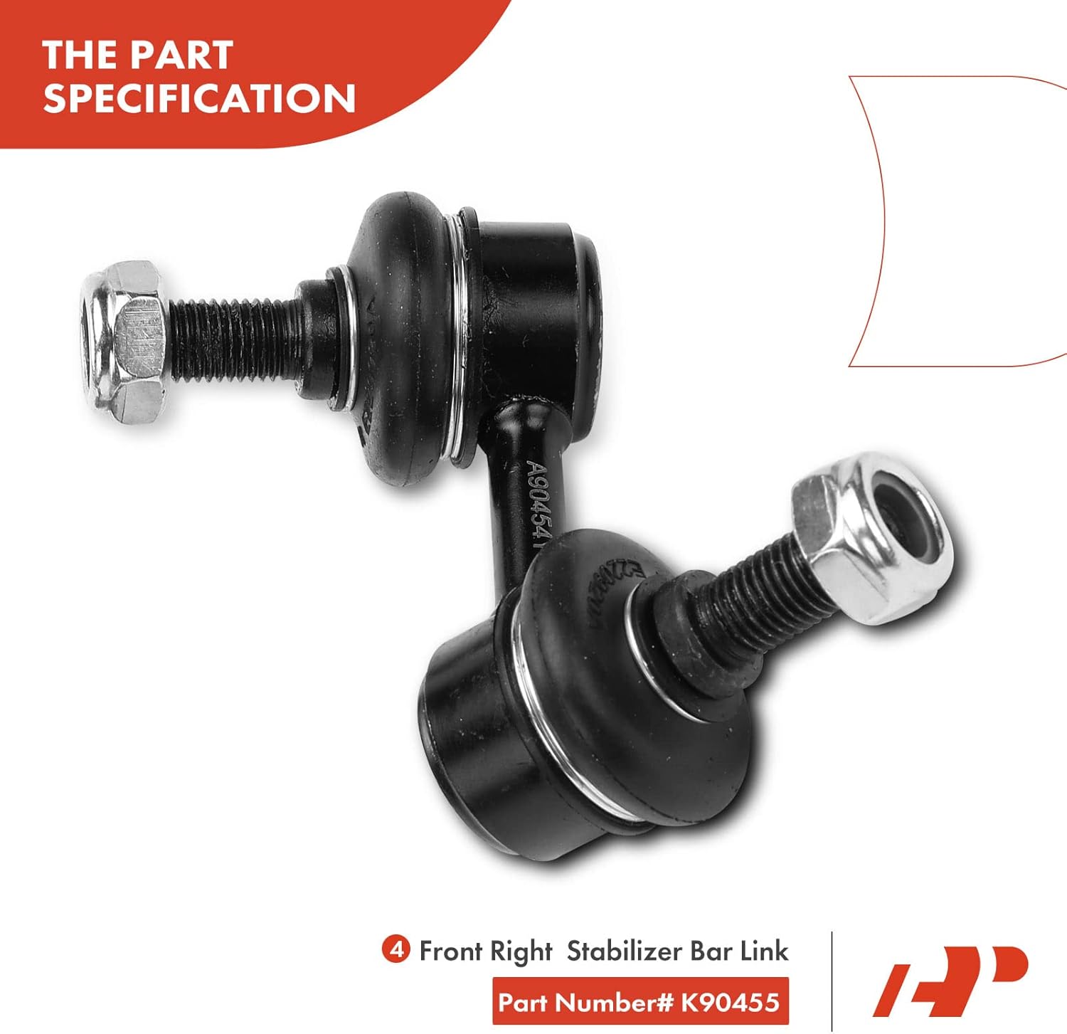 A-Premium 10Pcs Front Suspension Kit, Lower Control Arm Lower Ball Joint Inner Outer Tie Rod End Sway Bar Links, Compatible with Honda CR-V 2002 2003 2004