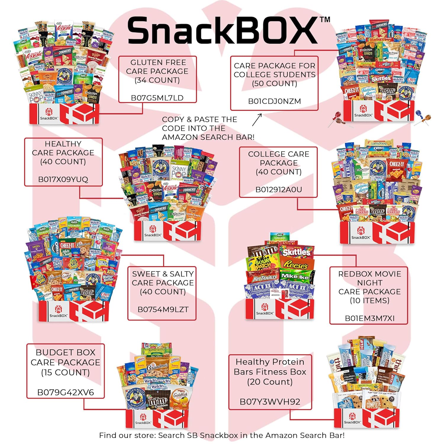 Snack BOX Healthy Protein Bars Fitness Care Package Variety Pack | (20 Items) | Teachers, Back to School, College, Office, Birthday, Athletes, Weightlifters, Marathon Training, Runner, Running, Student, Military