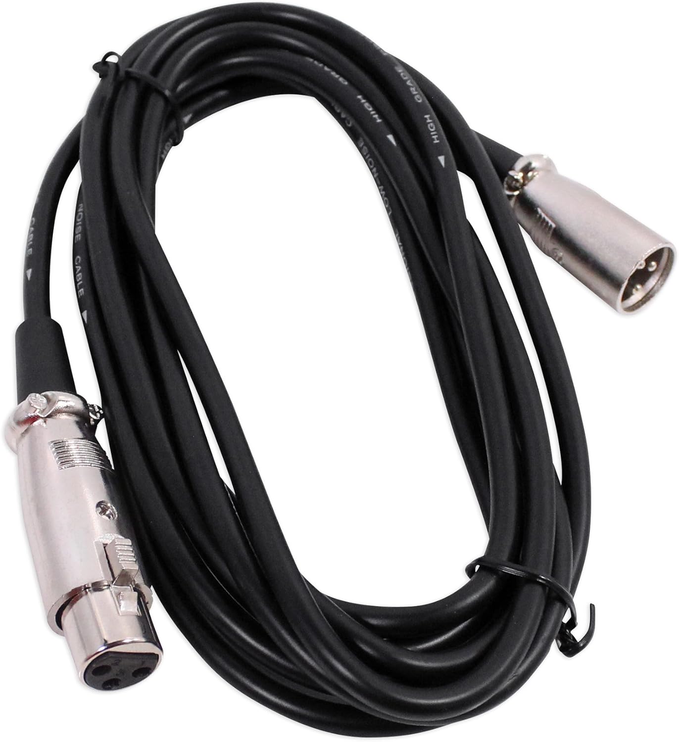 Rockville 2 RMM-XLR Dynamic Cardioid Professional Metal Microphones w/XLR Cables