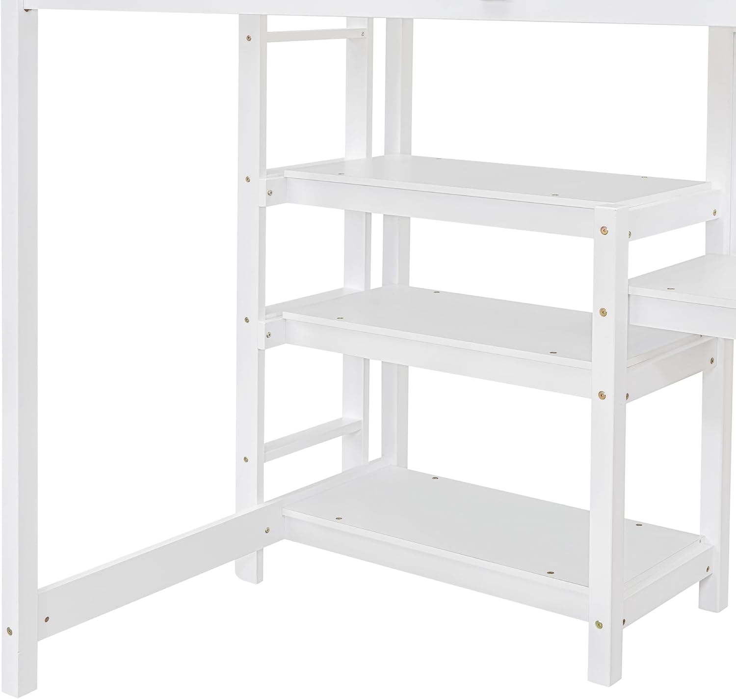 Bellemave FST000007-T-AK1 Loft Bed, Twin, White