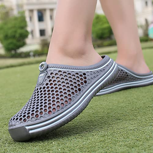 Women Garden Clogs Shoes Unisex Mesh Breathable Slippers Lightweight Summer Beach Sandals Walking Shoes