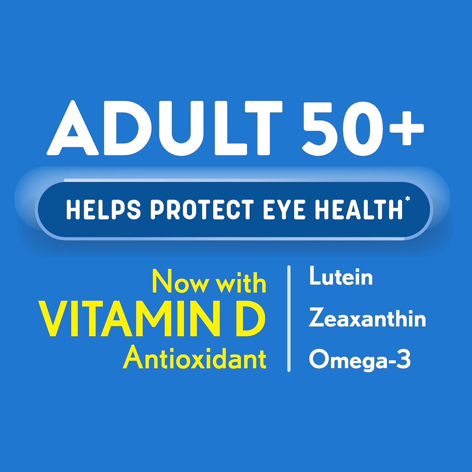 Ocuvite Adult 50+ Eye Vitamins and Mineral Supplements with Lutein, Zeaxanthin and Omega-3, 50 Count (Pack of 10)