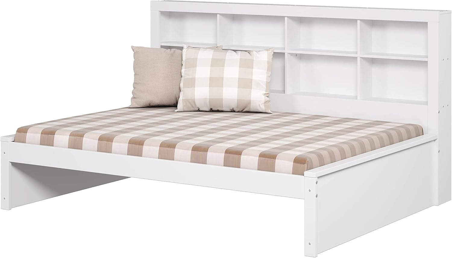 Donco Kids Full White Bookcase Daybed