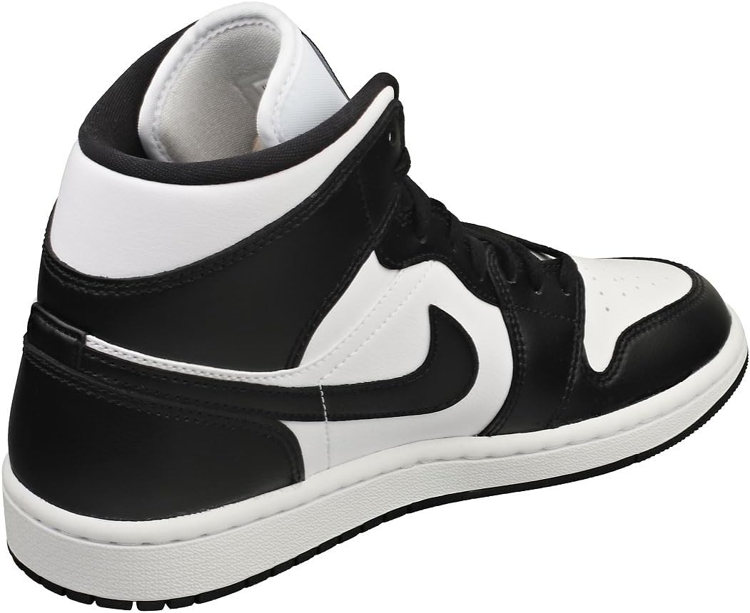 Jordan 1 Mid Women White/Black-Panda Mid DV0991-101 8.5