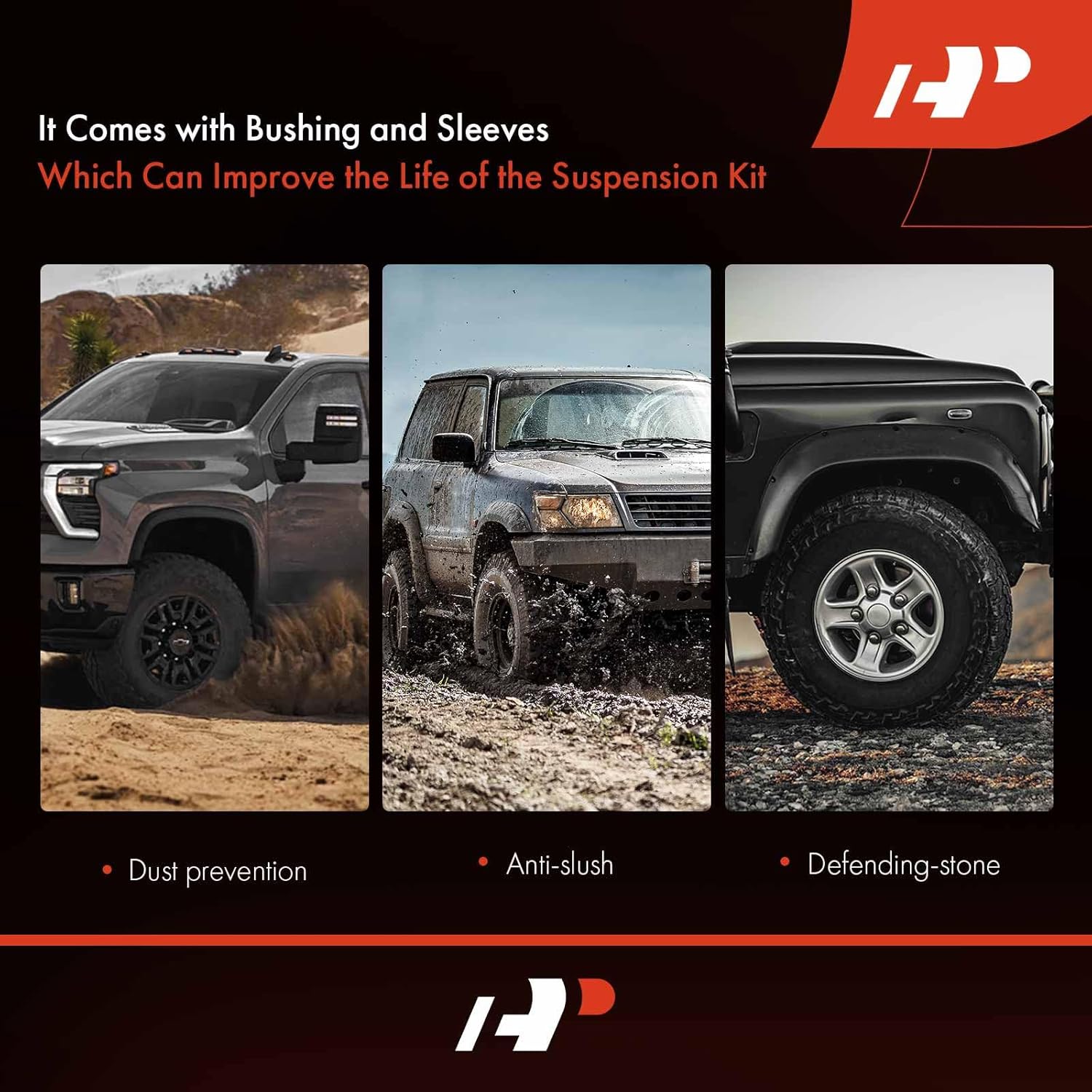 A-Premium 12Pc Front End RWD Suspension Kit, Upper Lower Control Arm, Sway Bar Link, Inner Outer Tie Rod End, Steering Rack Boot, Compatible with Chevy GMC - 1999-2006 - Silverado 1500, Sierra 1500