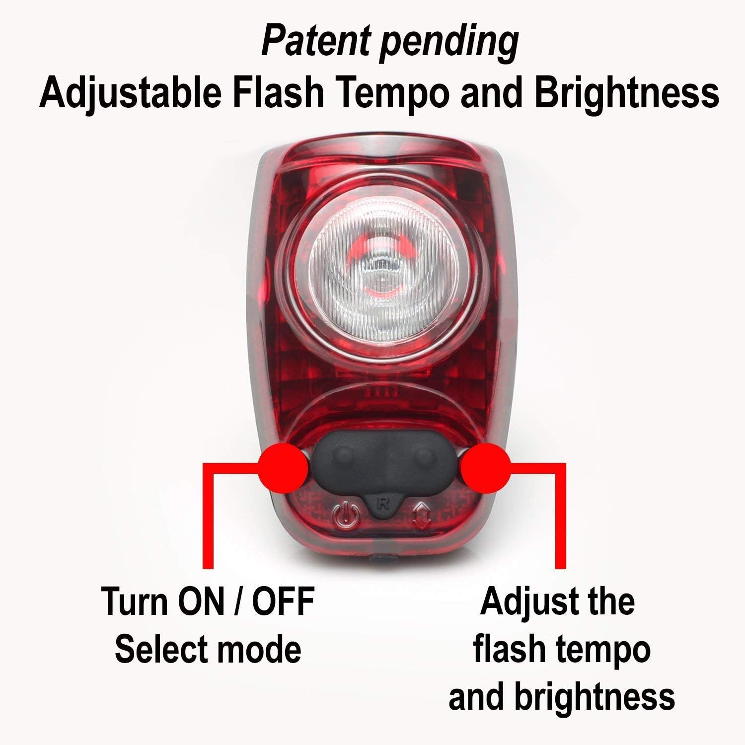 Cygolite Metro 700 Lumen Headlight and Hotshot 100 Lumen Tail Light USB Rechargeable Bike Light Combo Set , Black / Red