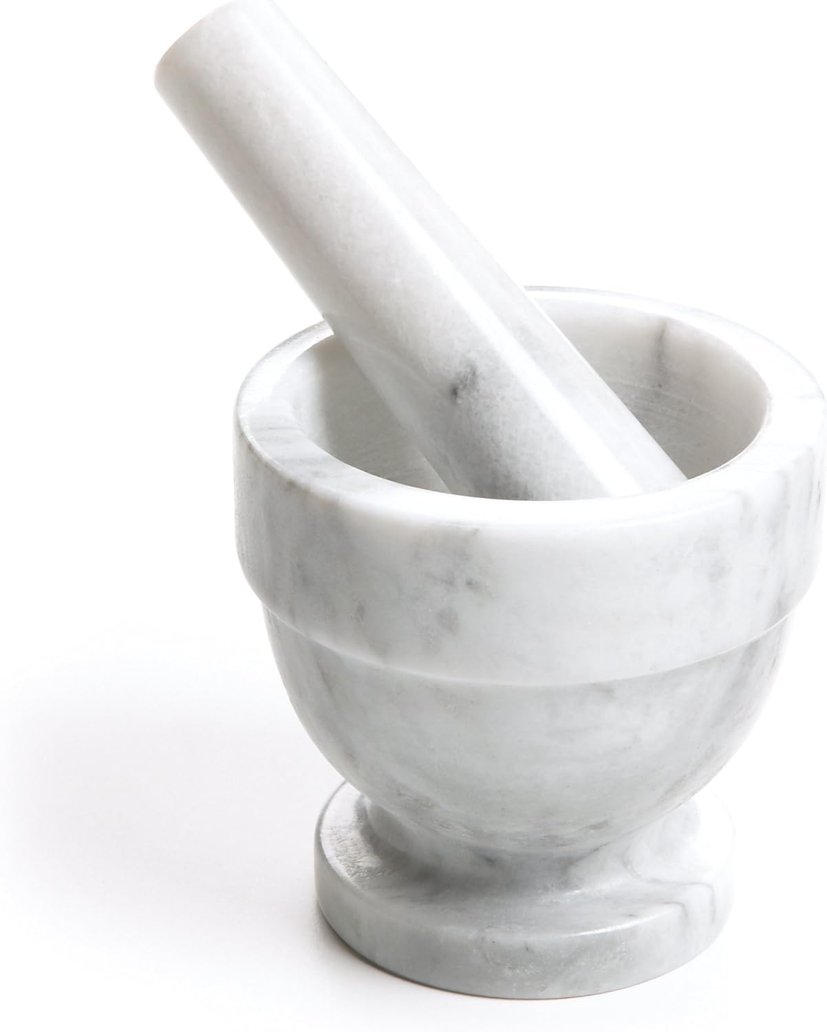 Fox Run Marble Mortar and Pestle, White