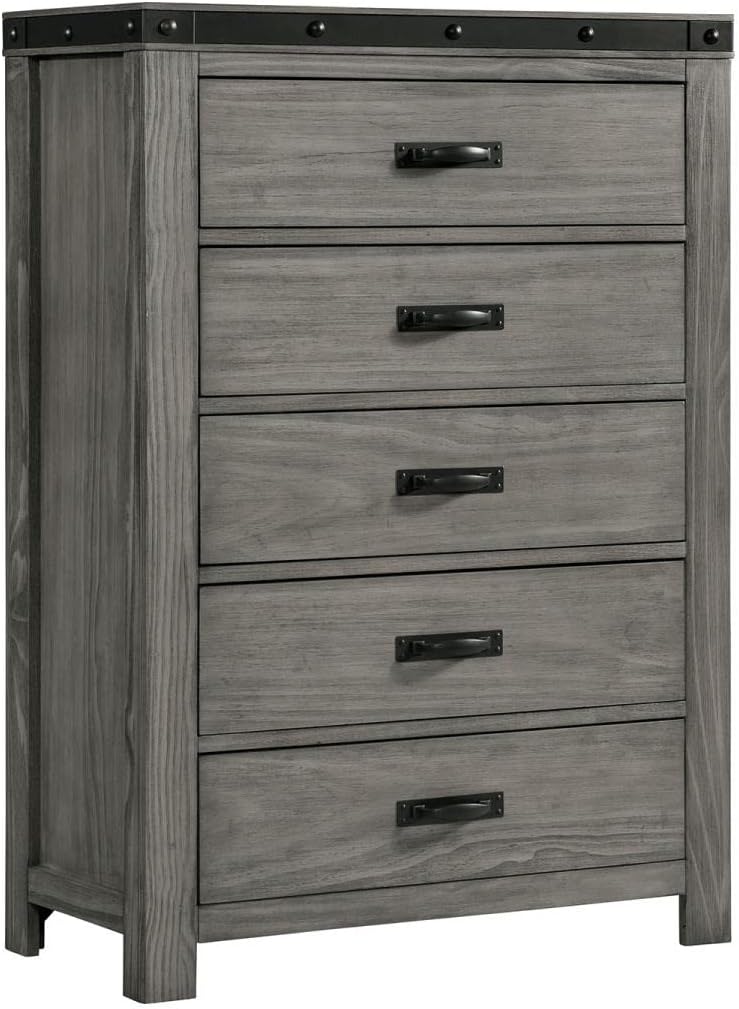 Picket House Furnishings Montauk King Panel 6PC Bedroom Set