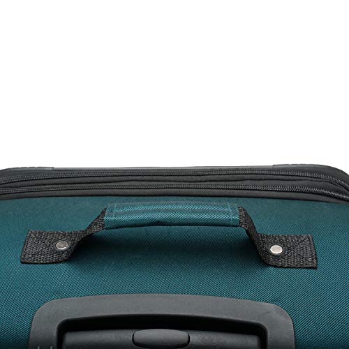 U.S. Traveler Aviron Bay Expandable Softside Spinner Wheels, Teal, 2 Piece Luggage