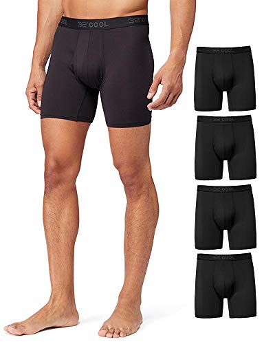32º DEGREES Mens 4-Pack Active Mesh Quick Dry Performance Boxer Brief