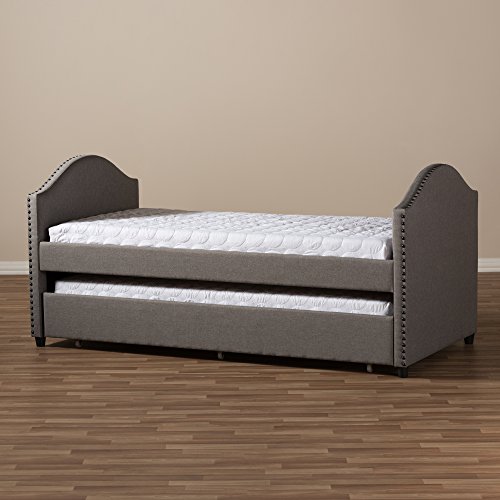 Baxton Studio 424-7301-AMZ Daybed, Twin, Grey