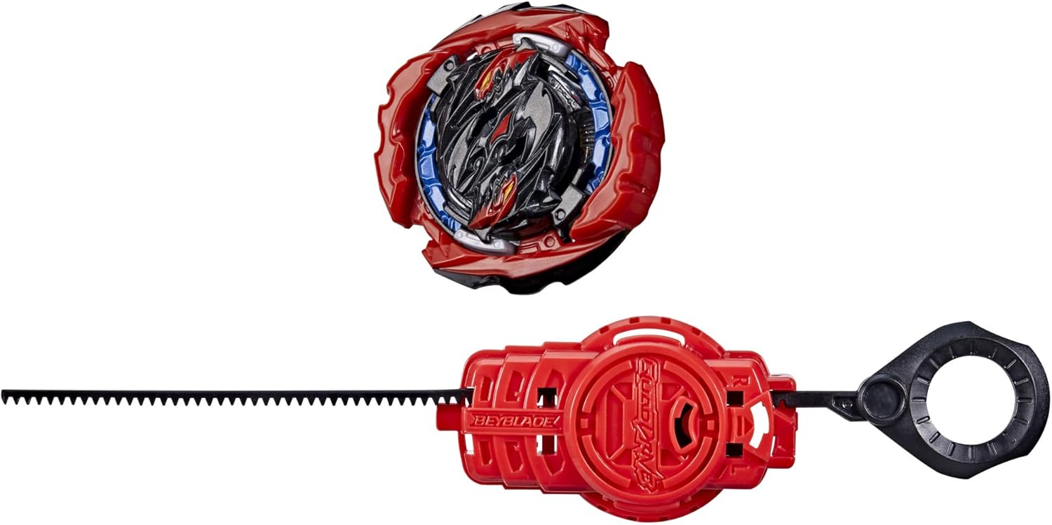 BEYBLADE Burst QuadDrive Cyclone Roktavor R7 Spinning Top Starter Pack - Stamina/Defense Type Battling Game with Launcher, Toy for Kids