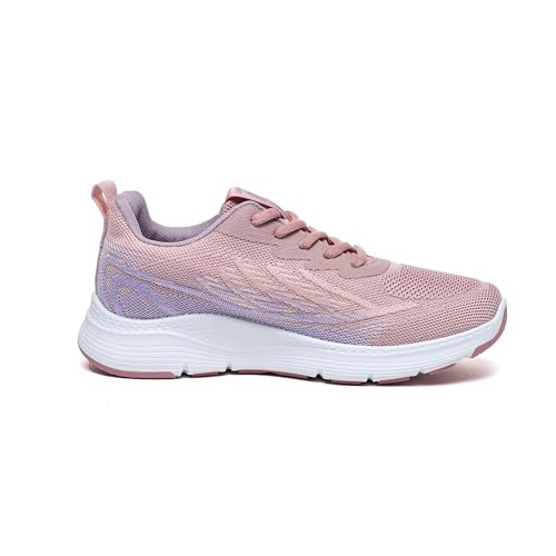 Bernal Women Walking Sneakers Casual Soft Breathable Lace-UP Non Slip Tennis Workout Sneakers Running Shoes Working Shopping Shoes
