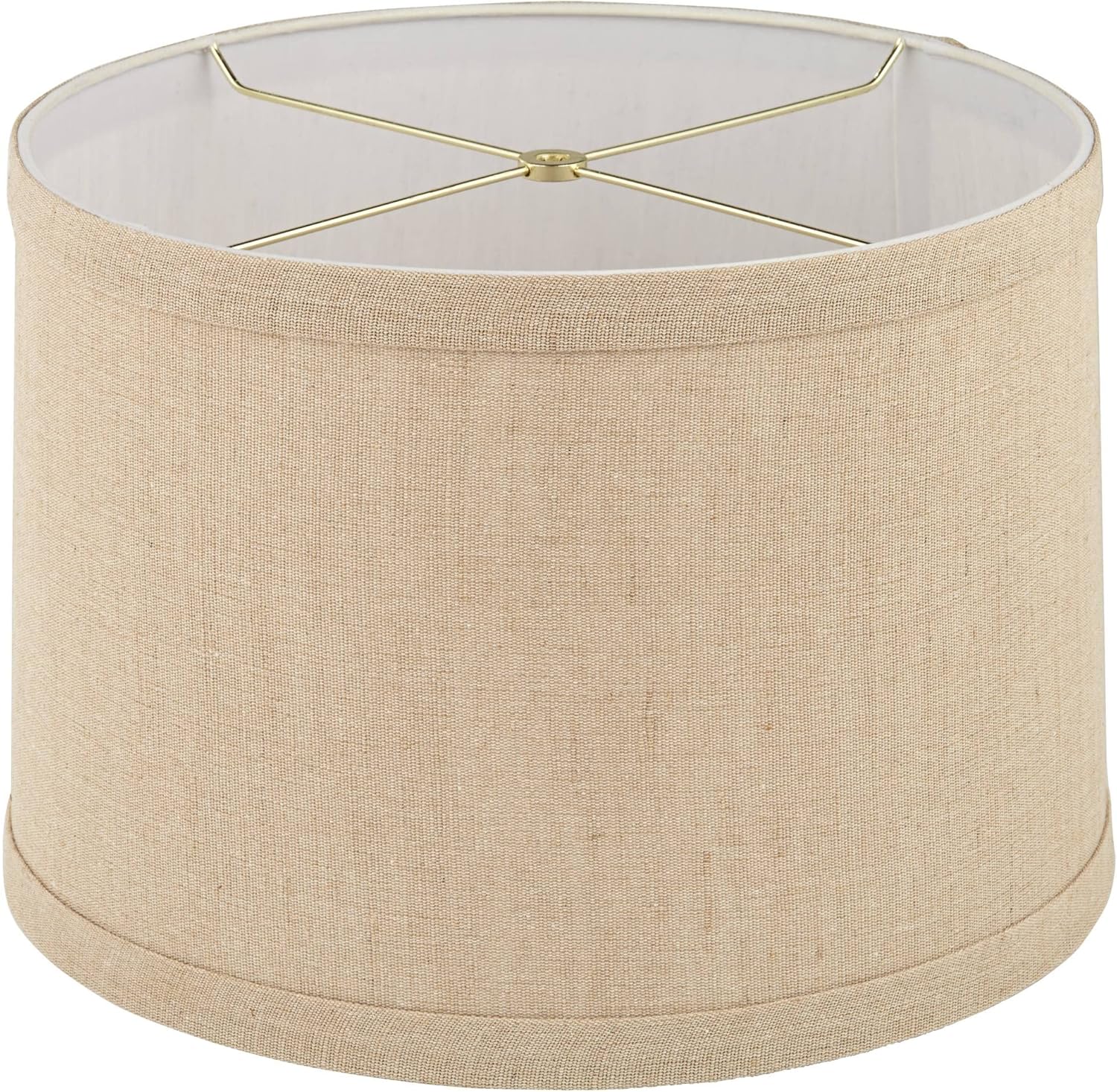 Taupe Linen Small Hardback Drum Lamp Shade 15