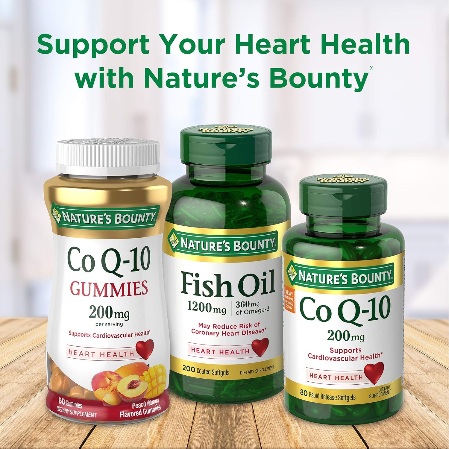 Nature’s Bounty Mini Fish Oil, 1290mg, 900mg of Omega-3, 90 Softgels