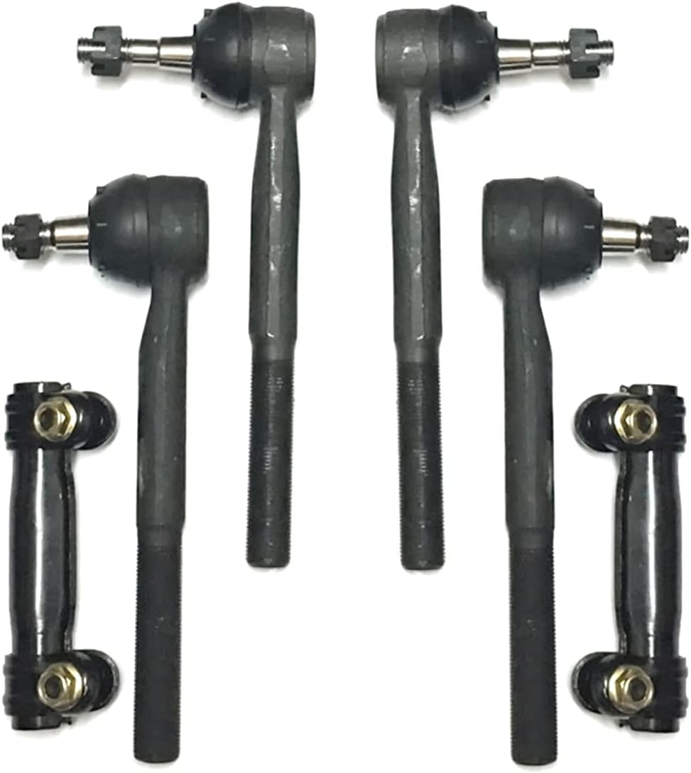 PartsW - 17 Pc Front Control Arms & Ball Joints Adjusting Sleeves Tie Rod Ends Sway Bars Idler & Pitman Arms Complete Suspension Kit