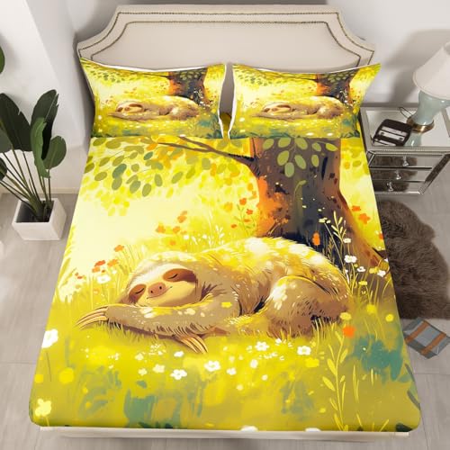 Erosebridal Chic Butterfly Bedding Twin Size for Girls Women Gold Wildlife Bed Sheets Set, Groovy Party Old Fashion Sheet Set Mandala Floral Sheets, Ethnic Tribal Pattern Top Sheet