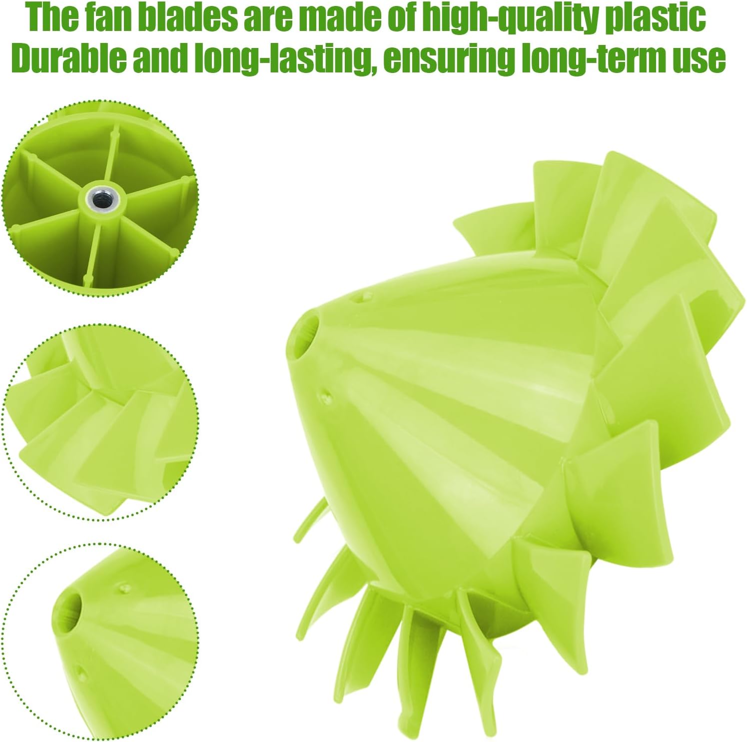 529437004 Blower Fan Blade-for Ryobi 18V Cordless Leaf Blower Models P2108, P21081, P21081VN, and P21081VNM - Replaces 529437001 and 529437003 - Yard Blower Accessories