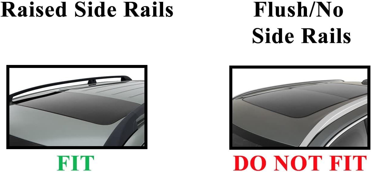 BRIGHTLINES Cross Bars Roof Bars Roof Racks Compatible with 2003-2008 Pontiac Vibe