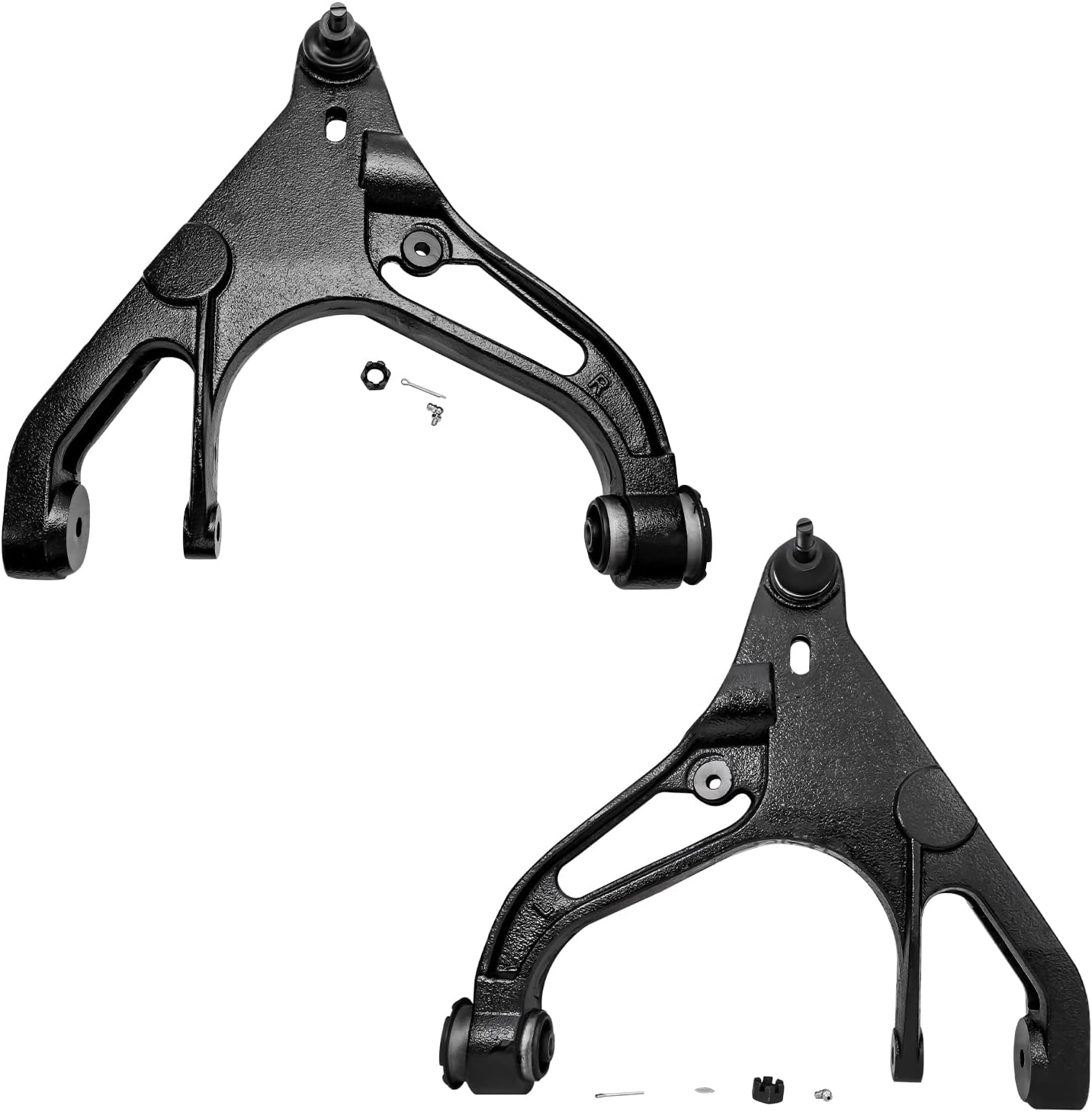 Detroit Axle - 4WD Pair Front Lower Control Arms for 2002-2005 Dodge Ram 1500 2 Lower Control Arms w/Ball Joints 2003 2004 Replacement
