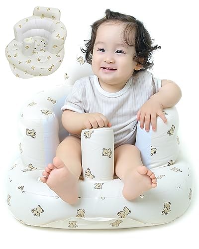 Baby Inflatable Seat, Built in Air Pump Baby Chair Seat for Sitting Up 3-36 Months, Toddler Chair for Infant Gift