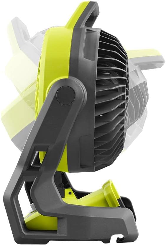 RYOBI ONE+ 18V Cordless Hybrid WHISPER SERIES 7.5 in. Fan Kit with 2.0 Ah Battery and Charger (PCL811KN) Bulk Packaged (Renewed)