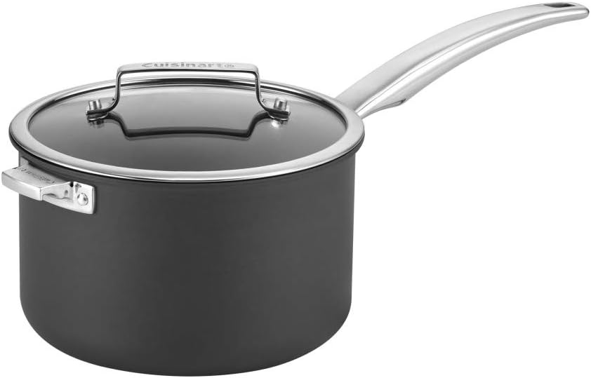 Cuisinart SmartNest 5-pc. Hard-Anodized Nesting Saucepan Set