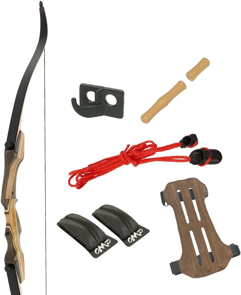 October Mountain Products Smoky Mountain Hunter 62” Recurve Bow Package (RH - 45 lbs.) Retail Box