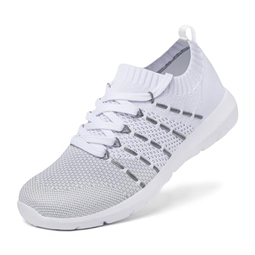 Women's Running Shoes Lightweight Comfortable Mesh Sports Shoes Casual Walking Athletic Sneakers