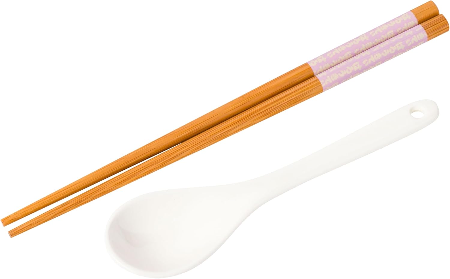 Silver Buffalo Sanrio Hello Kitty and Friends Featuring Keroppi, My Melody, Badtz-Maru, and Pompompurin Soup Mug and Bowl Lid with Spoon and Chopsticks, 13 Ounce Bowl Lid, 22 Ounce Soup Mug