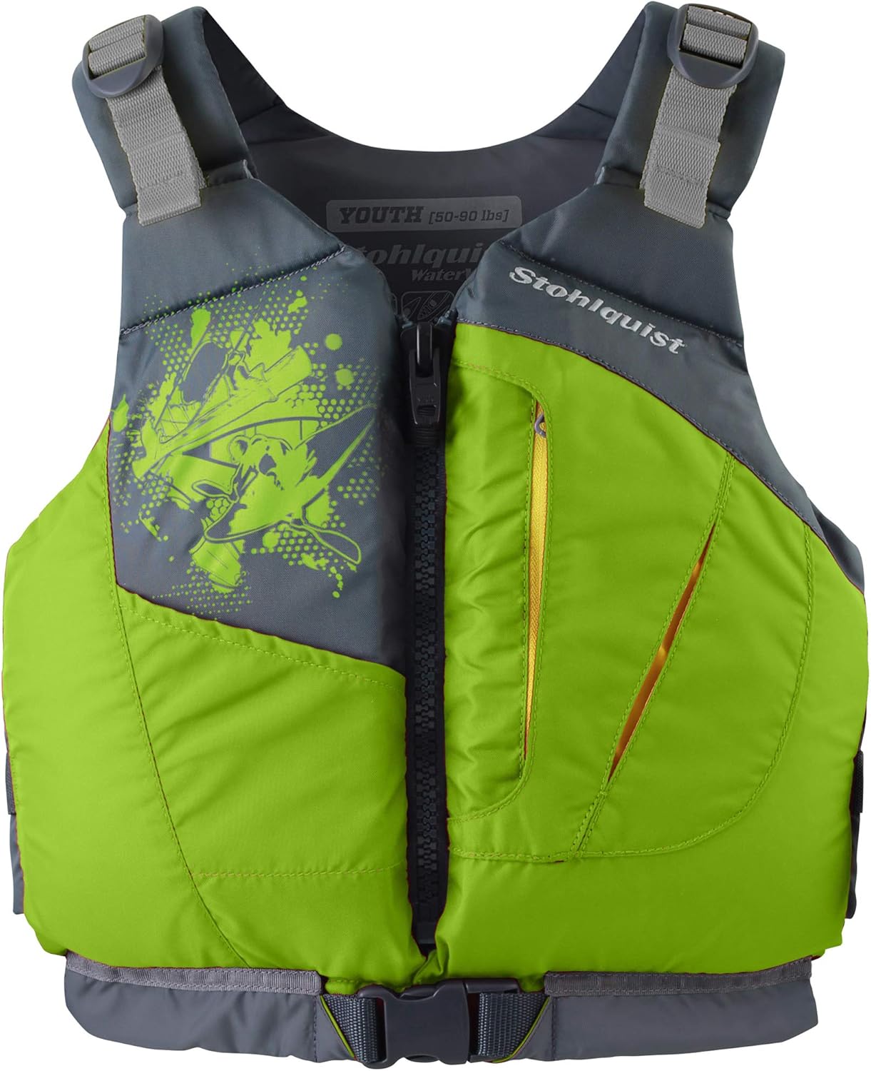 Stohlquist Escape Youth Lifejacket-Lime-Youth