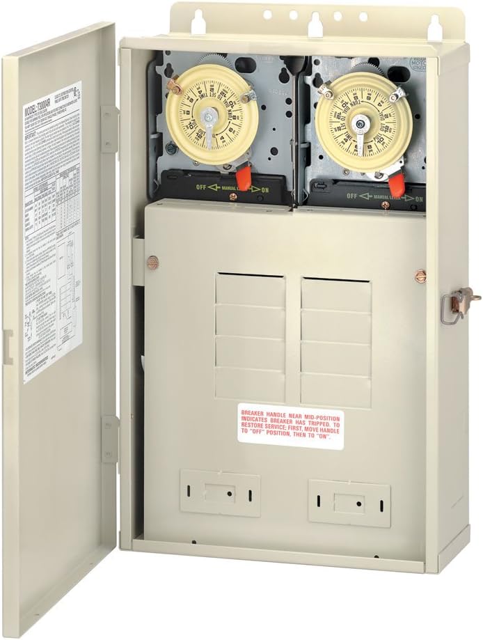 Intermatic T30404R Pool/Spa Control Panel 2xT104M, Color