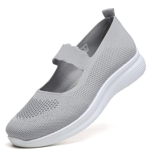 Bernal Women Slip On Walking Sneakers Mesh Breathable Lightweight Non Slip Casual Work shoes