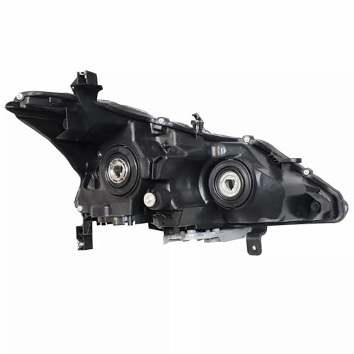 Headlight Headlamp Assembly for Nissan Altima Sedan 2013 2014 2015 Halogen Headlights Black Housing Clear Lens Right Passenger Side Headlamps 260103TA0A (Right Passenger Side)