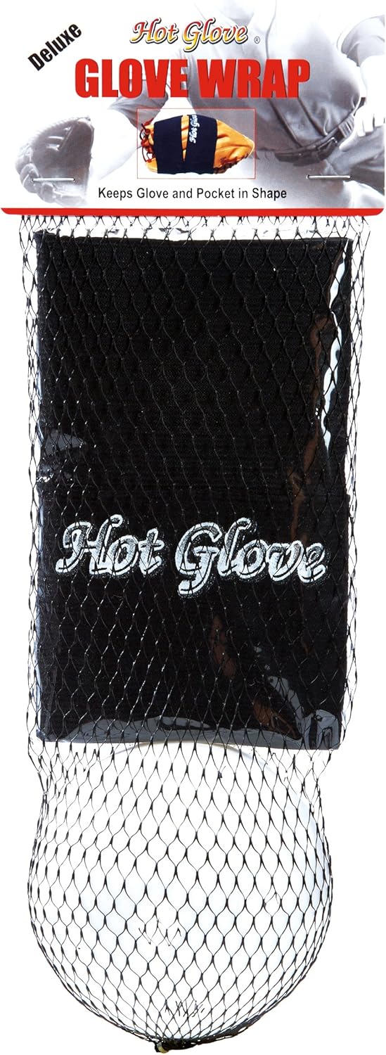 Rawlings | Glove Mallet | Baseball/Softball | Break-in Aid & Hot Glove Deluxe Glove Wrap, Black