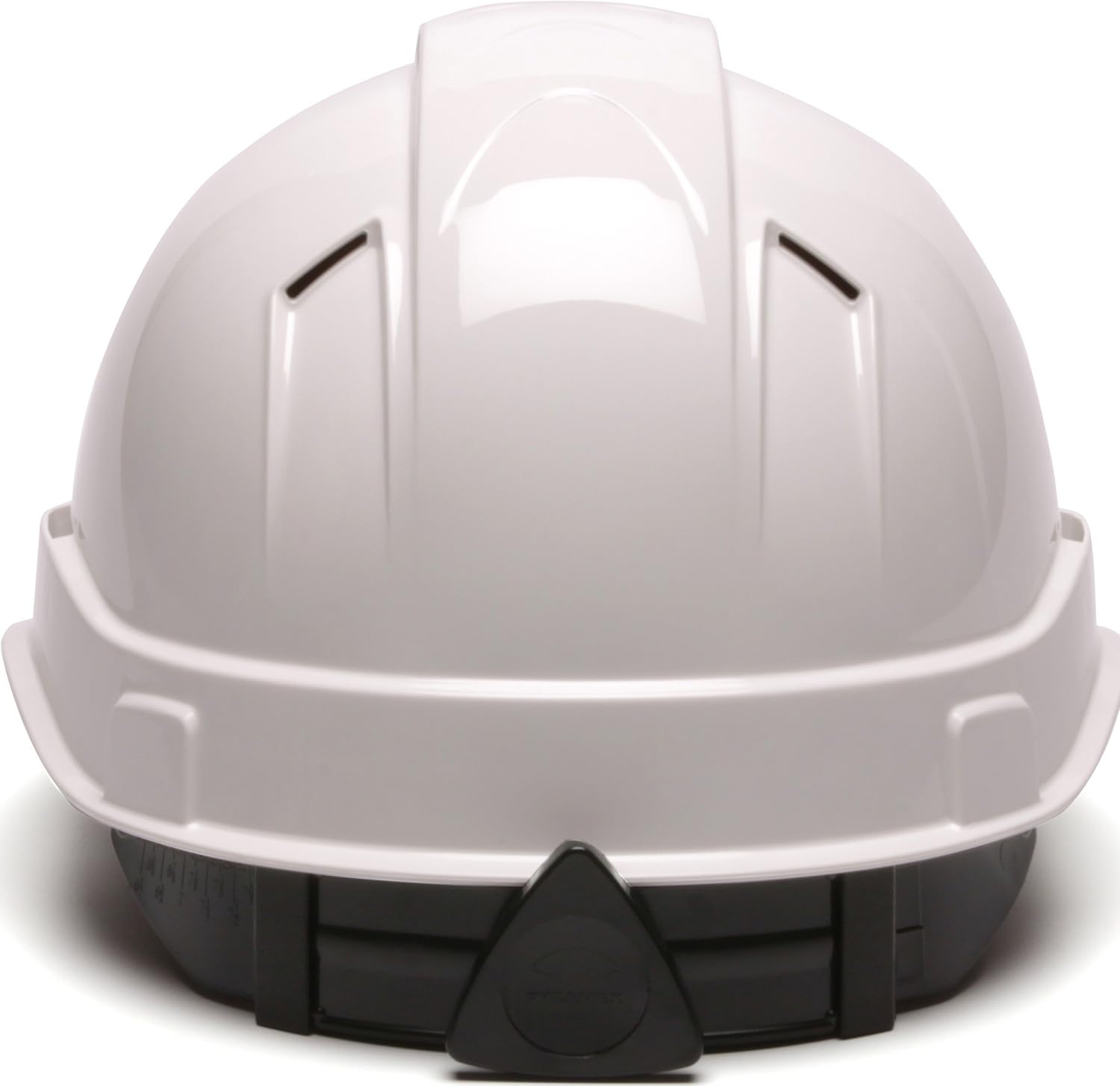 Pyramex Ridgeline Cap Style Hard Hat, Vented, 4-Point Ratchet Suspension, White