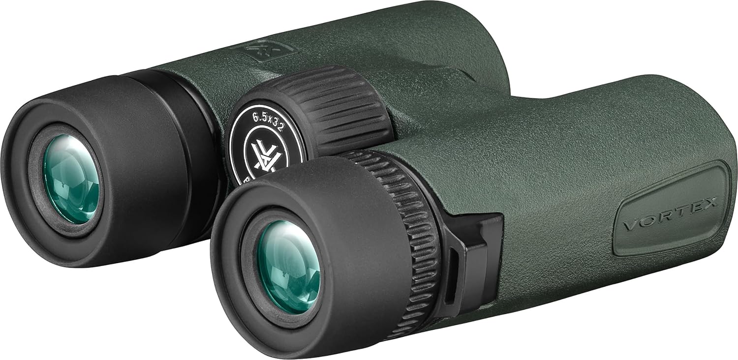Vortex Optics Bantam HD 6.5x32 Youth Binoculars - HD Optical System, XR Lens Coatings, Rubber Armor, Tripod Adaptable, Waterproof, Fogproof, Shockproof - Unlimited, Unconditional Warranty