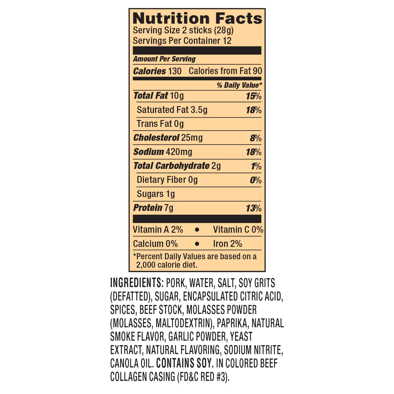 Cattleman's Cut Old Fashioned Smoked Sausages, 12 Ounce