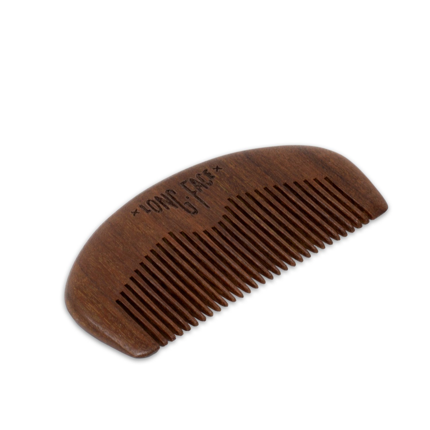 Beard and Mustache Wood Comb, Perfect for Balms and Oils, Anti-Static, Pocket Size for all types of Beards.