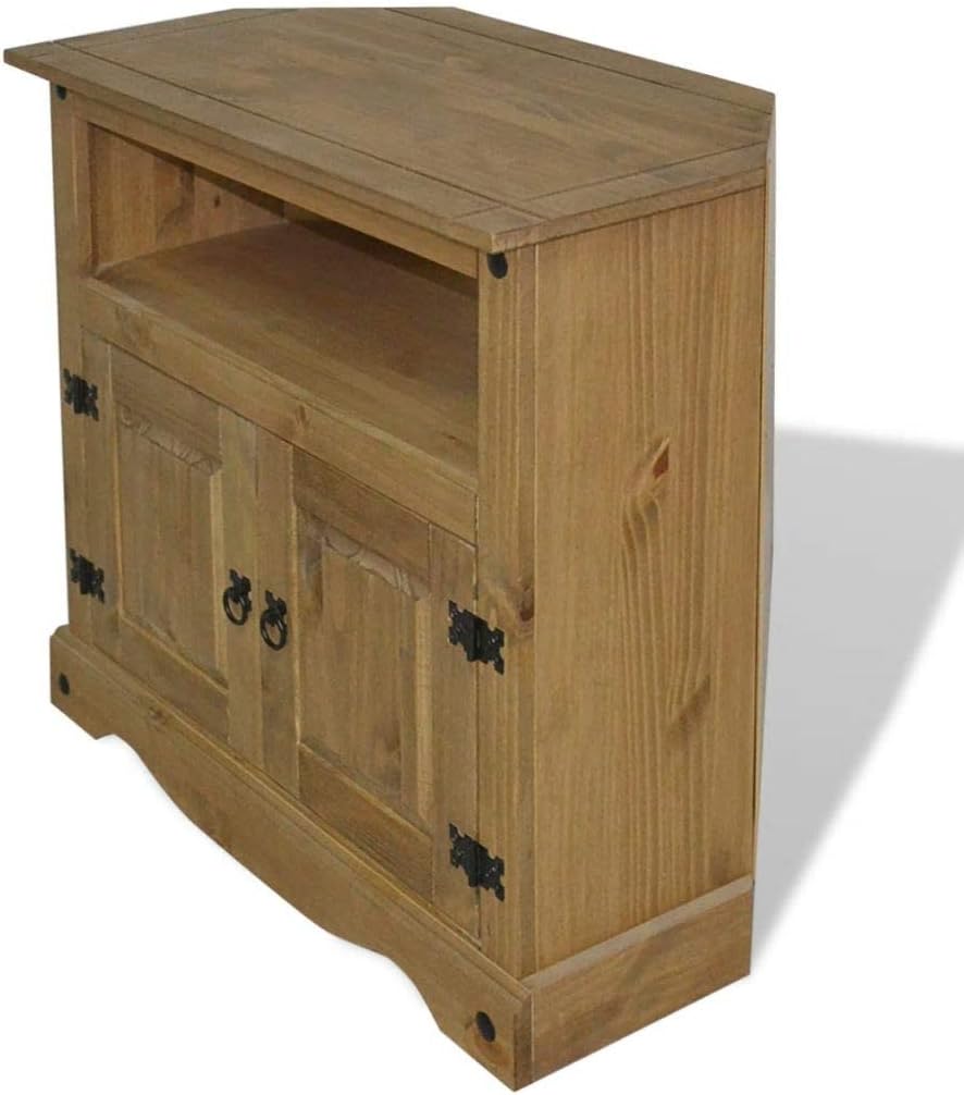 Tidyard Console Table Mexican Pine Corona Range 31.5inx16.9inx30.7in for Entryway, Foyer, Living Room, Bedroom Furniture