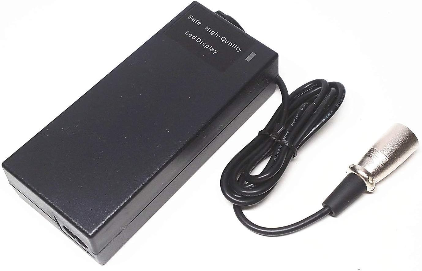 24V 2A XLR Electric Scooter Charger Replacement for Go-Go Elite Traveller Plus HD US Mountain Jazzy Trailz Ezip Power Chair Charger Pride Mobility SC40E SC44E S300 S350 S400 Scooter Battery Charger